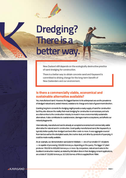 Dredging - there is a better way