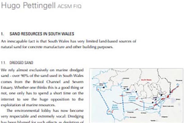 South Wales Sand Article